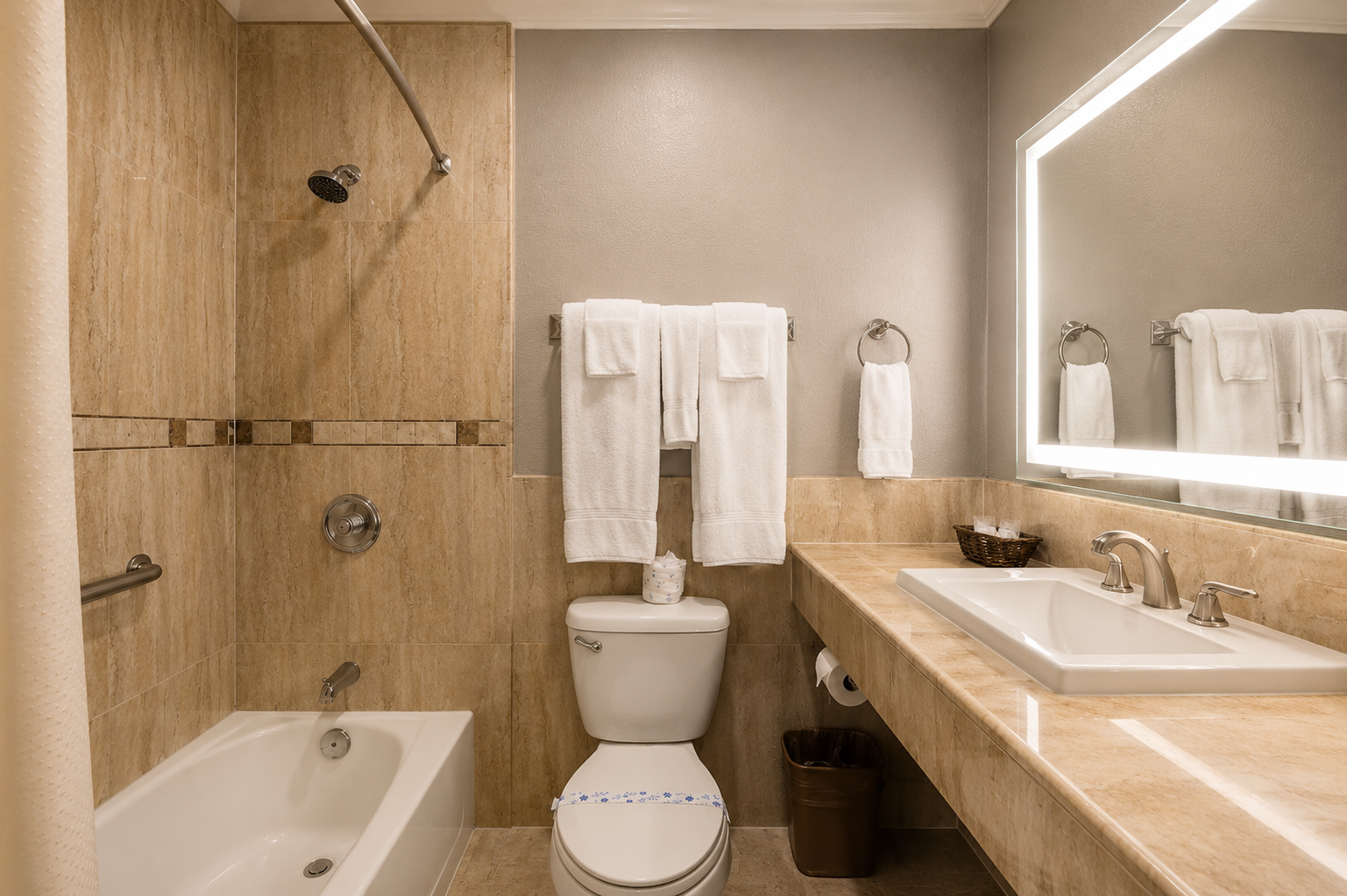 Two-room suite interior view