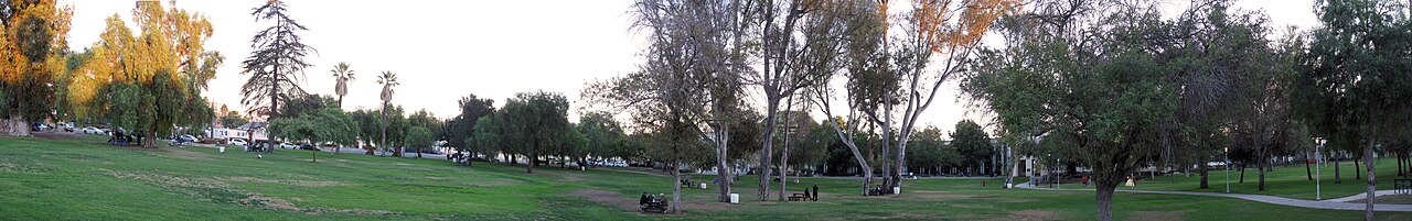 Grape Day Park, Escondido at sunset
